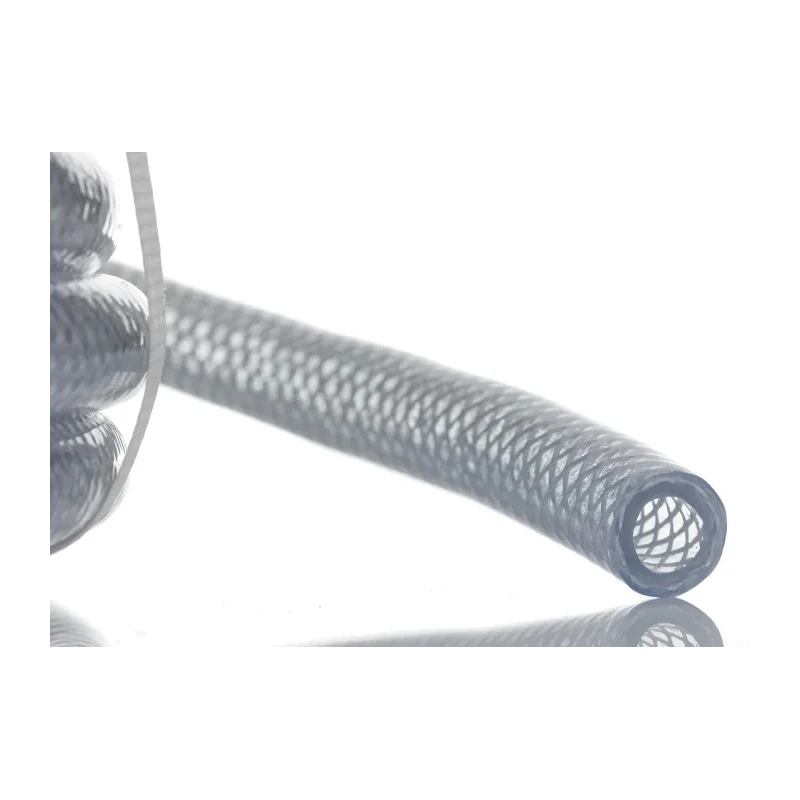RS PRO Multi-Purpose Reinforced PVC Hose Pipe 25 m Length, 15 bar Operating Pressure, Clear, 16mm OD, 10mm ID 797-394