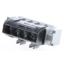 Legrand Distribution Block 4 Way 400V AC 80A Polycarbonate Housing Black 0 048 50