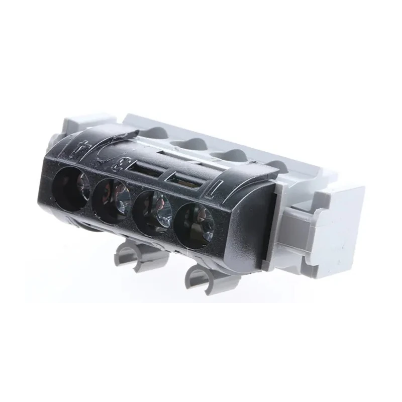 Legrand Distribution Block 4 Way 400V AC 80A Polycarbonate Housing Black 0 048 50