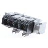 Legrand Distribution Block 4 Way 400V AC 80A Polycarbonate Housing Black 0 048 50