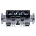 Legrand Distribution Block 4 Way 400V AC 80A Polycarbonate Housing Black 0 048 50