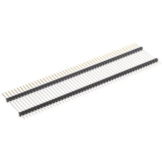 Samtec EW Series Straight Through Hole Pin Header 50 Contacts 2.54 mm Pitch 1 Row Unshrouded EW5014LS900