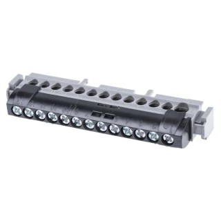 Legrand Distribution Block 13 Way 400V AC 100A Polycarbonate Housing Black 0 048 54