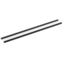 Samtec DW Series Straight Through Hole Pin Header 50 Contacts 2.54 mm Pitch 1 Row Unshrouded DW-50-10-T-S-600