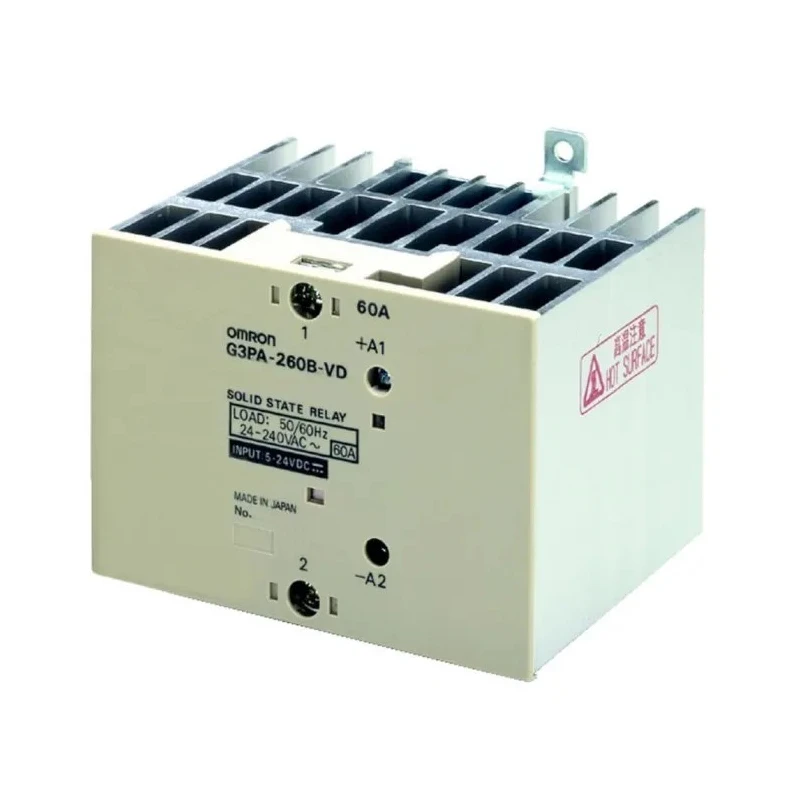 Omron Solid State Relay, DIN Rail Mount, 60A Load Current, 264V Maximum Load Voltage, Zero Cross Switching G3PA