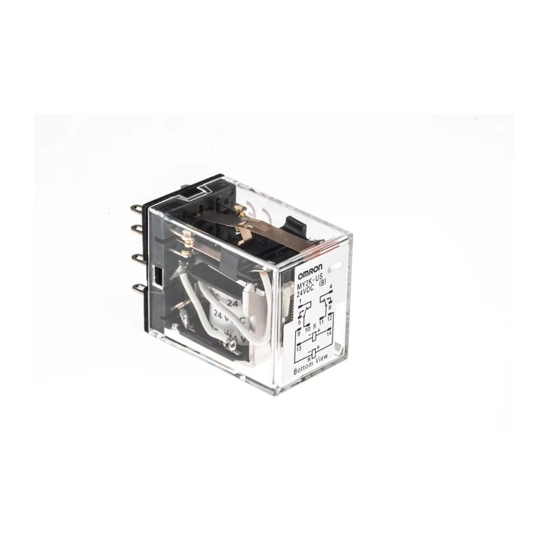 Omron Power Relay, 24V dc Coil, 3A Switching Current, DPDT MY2K-US 24VDC