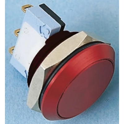 APEM Push Button Switch Momentary Panel Mount SPDT IP65 250V AC Green Button AV22LC132