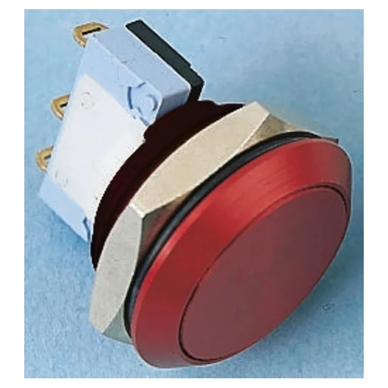 APEM Push Button Switch Momentary Panel Mount SPDT IP65 250V AC Green Button AV22LC132
