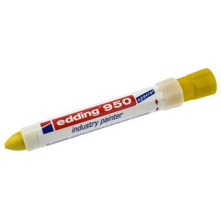 Edding Yellow 10 mm Paint Marker Pen for use with Metal 950-005
