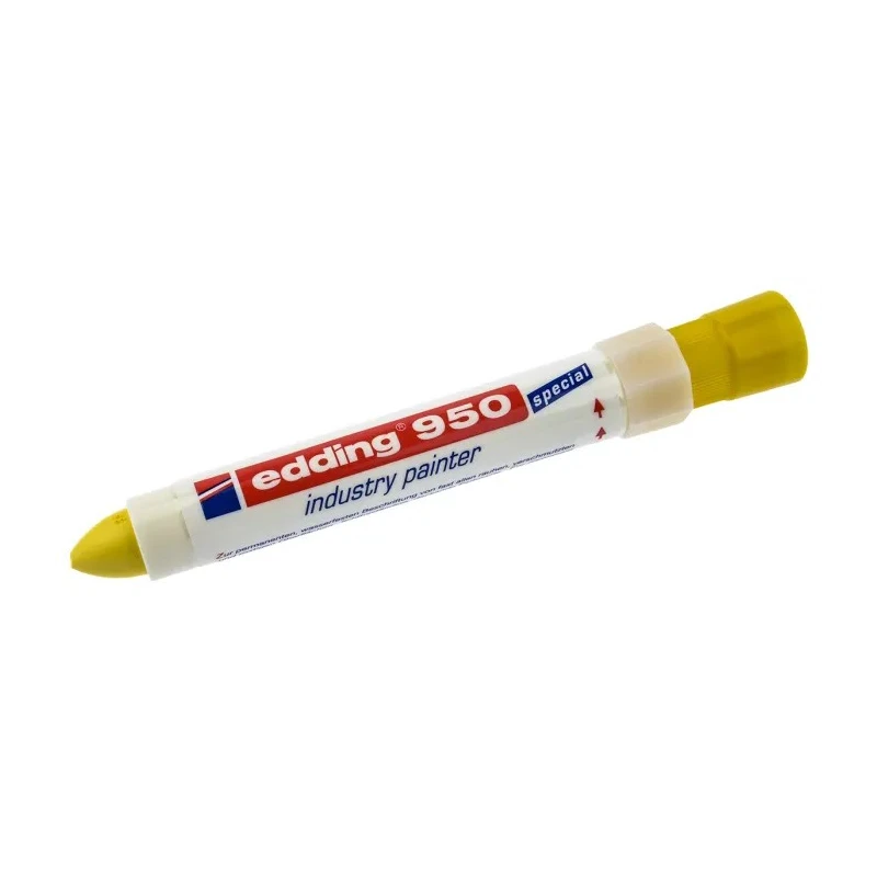Edding Yellow 10 mm Paint Marker Pen for use with Metal 950-005