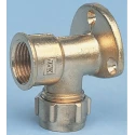 RS PRO Brass Pipe Fitting 1/2 In BSPP Female Compression Adapter Female G 15 mm to Female 1/2 In 798-230