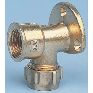 RS PRO Brass Pipe Fitting 1/2 In BSPP Female Compression Adapter Female G 15 mm to Female 1/2 In 798-230