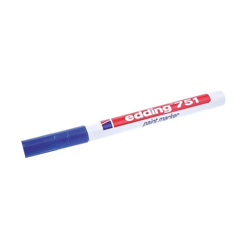 Edding Blue 2 mm Fine Tip Paint Marker Pen for Glass, Plastic, Wood, Metal 751-003