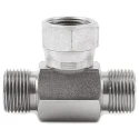 Parker Hydraulic Fitting, Steel, 8 mm Hose ID, Zinc Finish, Max Operating Temp 120°C W08LCF