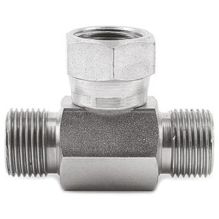 Parker Hydraulic Fitting, Steel, 8 mm Hose ID, Zinc Finish, Max Operating Temp 120°C W08LCF
