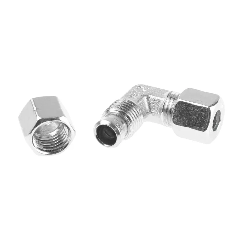 Parker Hydraulic Fitting, Steel, 8 mm Hose ID, Zinc Finish, Max Operating Temp 120°C W08LCF
