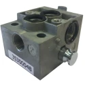 EMERSON ? ASCO 189 Series G Sub-Base for Use with Air, Inert Gas, Port Size 1/8 in, Thread G 35300048