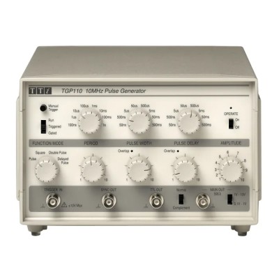 Aim-TTi Pulse Generator 0.1 Hz min to 10 MHz max Frequency, Adjustable Output Amplitude, GPIB LAN USB Interface TGP110