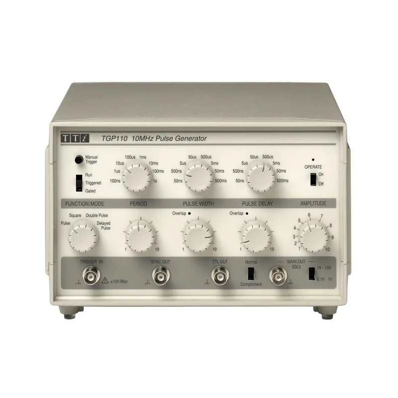 Aim-TTi Pulse Generator 0.1 Hz min to 10 MHz max Frequency, Adjustable Output Amplitude, GPIB LAN USB Interface TGP110
