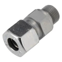 Parker M Series Steel Male Stud for 12 mm G Thread Size 3/8 in G A GE12SREDCF
