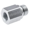 Parker Hydraulic Straight Threaded Reducer Male/Female BSPP Stainless Steel Steel 0.38 in Hose ID RI3/8EDX1/4CF