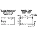 Omron Power Relay 12V DC Coil 5A Switching Current SPST PCB Mount G6BK-1114P-US DC12