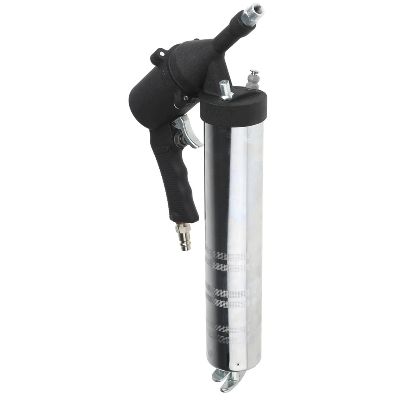 RS PRO 150 psi Air Grease Gun with 1/4 in BSP Inlet, 400 cm³ Cartridge, Air Operated 809-015