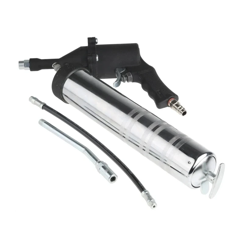 RS PRO 150 psi Air Grease Gun with 1/4 in BSP Inlet, 400 cm³ Cartridge, Air Operated 809-015