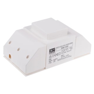 Block 2 Output 200 VA Chassis Mount Transformer, 230 V ac Primary, 2 x 12 V ac Secondary, cUL 506, EN 61558, VDE SIM 200