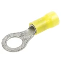RS PRO PLASTI-GRIP Insulated Ring Terminal 7.94 mm Stud Size 12 AWG 10 AWG Wire Size Yellow 34856