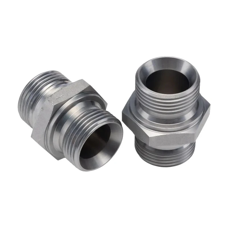 Parker Hydraulic Straight Threaded Adapter G 60°, Steel Zinc Finish, 1 in Hose ID 16HMK4S