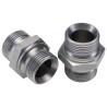 Parker Hydraulic Straight Threaded Adapter G 60°, Steel Zinc Finish, 1 in Hose ID 16HMK4S