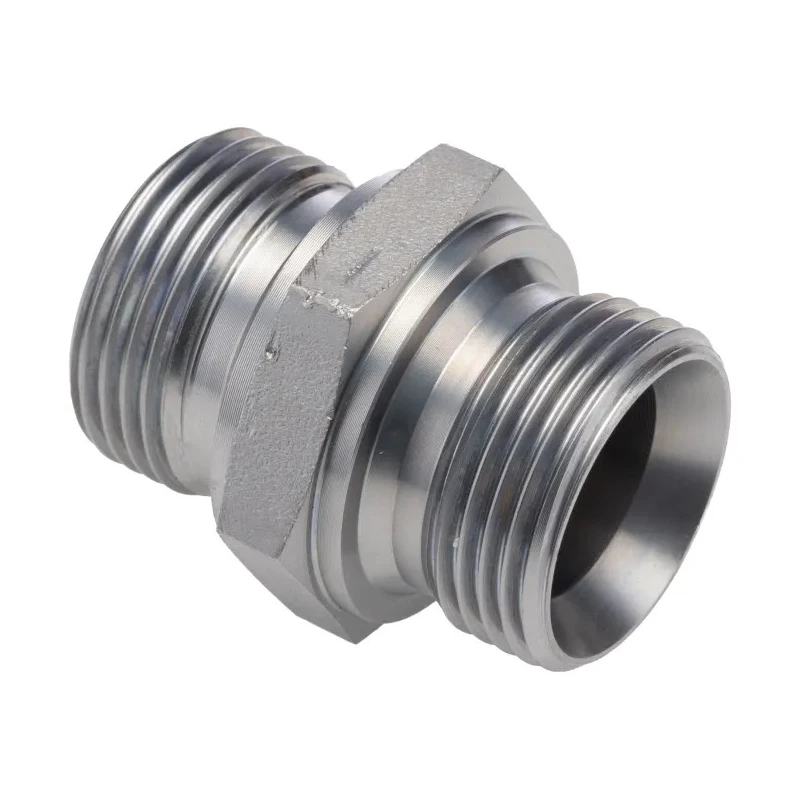 Parker Hydraulic Straight Threaded Adapter G 60°, Steel Zinc Finish, 1 in Hose ID 16HMK4S