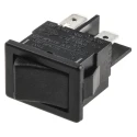 Arcolectric (Bulgin) Ltd DPST On-Off On-Off Rocker Switch Panel 10A 250V AC Aluminum Housing H8550VBAAA