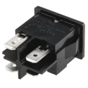 Arcolectric (Bulgin) Ltd DPST On-Off On-Off Rocker Switch Panel 10A 250V AC Aluminum Housing H8550VBAAA