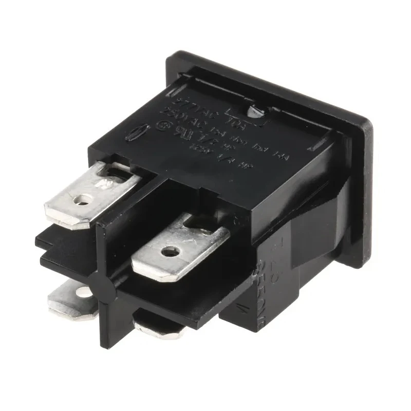 Arcolectric (Bulgin) Ltd DPST On-Off On-Off Rocker Switch Panel 10A 250V AC Aluminum Housing H8550VBAAA
