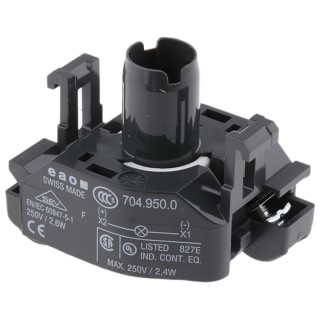 EAO Modular Switch Lamp for Use with 04 Series 704.950.0, Contact Block, 250 V