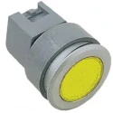 EAO 04 Series Yellow Momentary Push Button Head, 30.5 mm Cutout, Flush Plastic, IP65 704.042.418