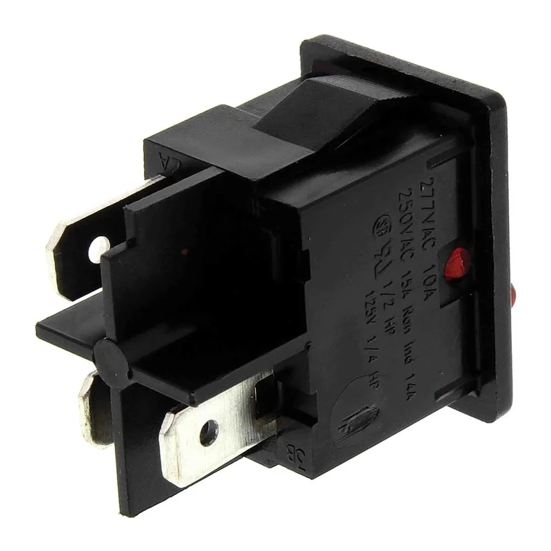 Arcolectric (Bulgin) Ltd Illuminated SPST On-Off Rocker Switch Panel Aluminium Housing IP66 H8503VBNAA