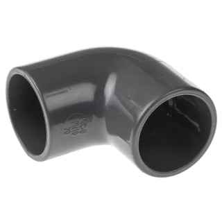 Georg Fischer Plastic Pipe Fitting 90° Push-in Elbow 20 mm 16 bar 721100106