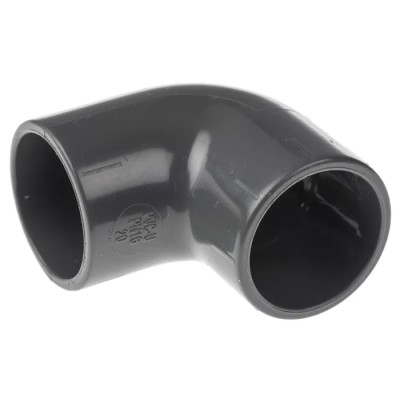 Georg Fischer Plastic Pipe Fitting 90° Push-in Elbow 20 mm 16 bar 721100106