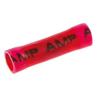 TE Connectivity PLASTI-GRIP Parallel Splice Connector Red Insulated Tin Copper Contact 16 AWG 34132
