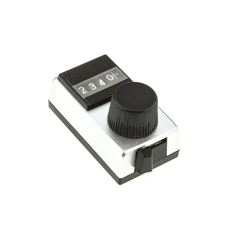 Vishay 17.7 mm Knob Diameter Silver Potentiometer Knob for 6.35 mm Shaft Circular Plastic Dial 15B31B10