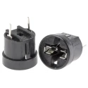 RS PRO Indicator Bulb Holder Wedge Base Lampholder Molded Polycarbonate Mounting Pins Model 811-642