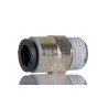 Legris LF3000 Series Pneumatic Fitting Male Threaded-to-Tube Push-in 6 mm Nickel Plated Brass 20 bar 80°C LF3000
