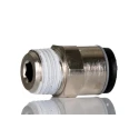 Legris LF3000 Series Pneumatic Fitting Male Threaded-to-Tube Push-in 6 mm Nickel Plated Brass 20 bar 80°C LF3000