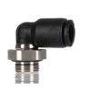 Legris LF3000 Series Male Pneumatic Fitting Nickel Plated Brass 1/8 in G Thread LF3000