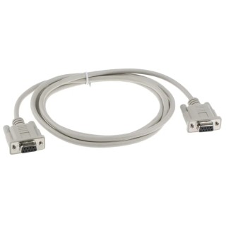 Roline Female D-Sub 9-Pin to Female DB9 Serial Cable, 1.8 m Polyvinyl Chloride 11.01.9018-50