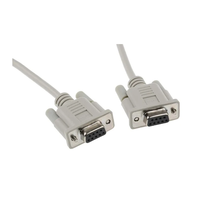 Roline Female D-Sub 9-Pin to Female DB9 Serial Cable, 1.8 m Polyvinyl Chloride 11.01.9018-50