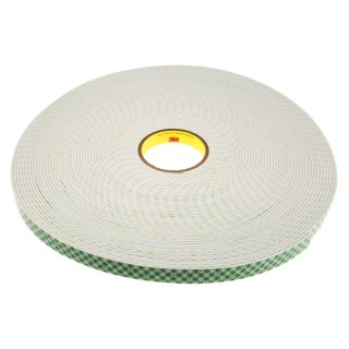 3M SCOTCH 4008 Double Sided White Polyurethane Foam Tape 19mm x 33m x 3.2mm 4008 3M 4008 19mm x 33 m